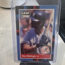 1988 Leaf Canadian Don Mattingly #177 Base Set New York Yankees Baseball