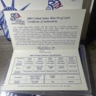 2003-S US Mint Proof Set 9 Coin Set OGP Original Government Packaging COA — photo 5