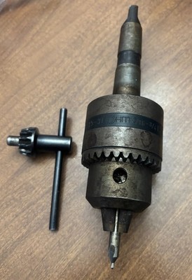 Rohm R5-3 3/16-3/4 Drill Chuck #3 Morse Taper Arbor T.3 Key S13 with key