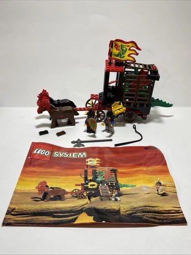 Vintage LEGO Castle: Dragon Wagon (6056) 100%  Complete With Instructions
