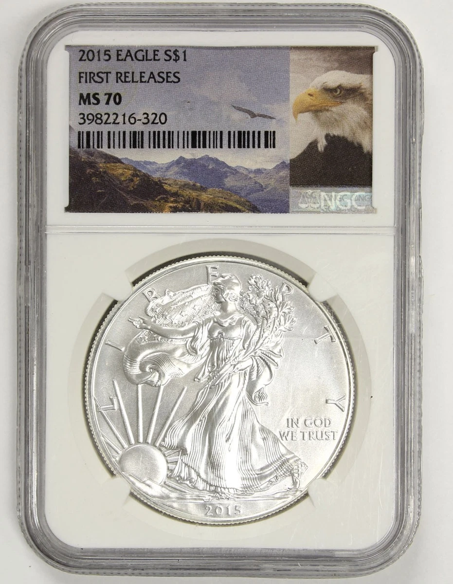 American Eagle MS 70 Graded 2015 Silver Bullion Coins for sale | eBay