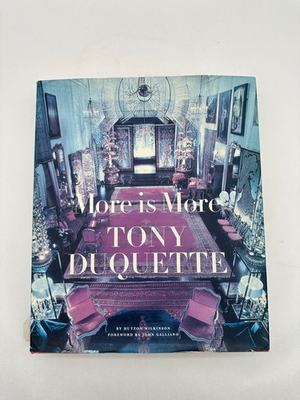 #ad #ad More Is More Tony Duquette Hardcover Art Design Book Abrams $69.99