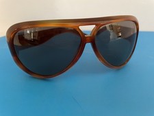 vintage Dior tortoise aviator sunglasses