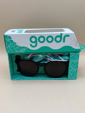 Goodr Sunglasses Nine Dollar Pour Over - Black Brown - New With Box