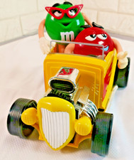 M&Ms Candy Dispenser Yellow Hot Rod Car ?Rebel Without A Clue?