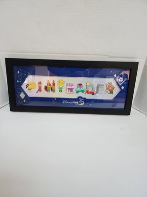 Celebrating Disney Pins 25 Years P.I.N. T.R.A.D.E.R. Pin Trader Frame Set LE 250