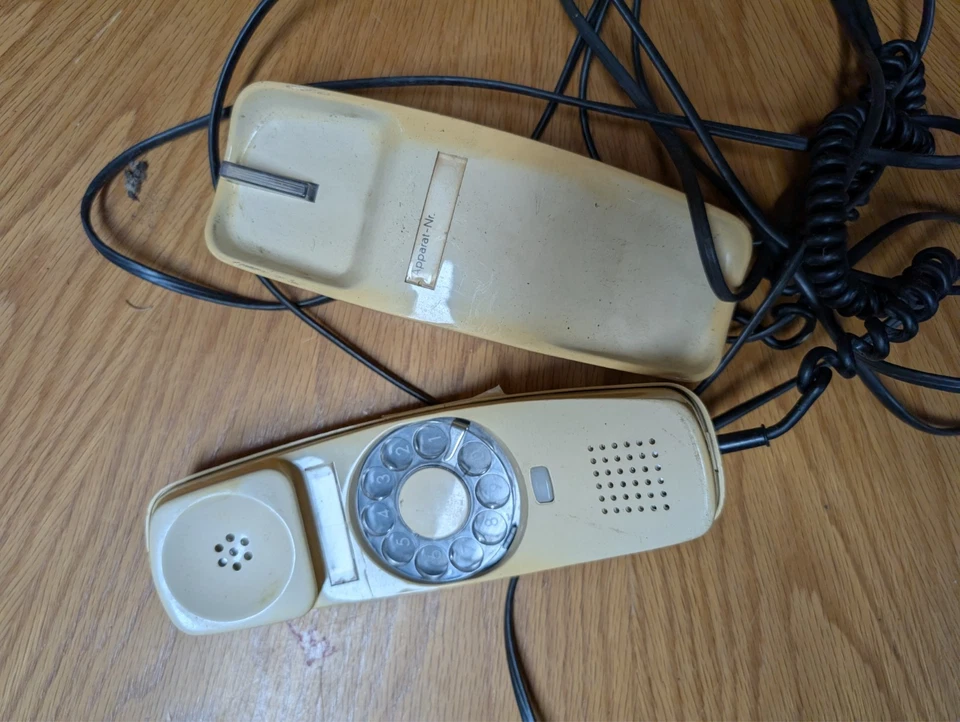 Vintage Western Electric Trimline Telefon mit Wählscheibe, - Bild 2 von 3