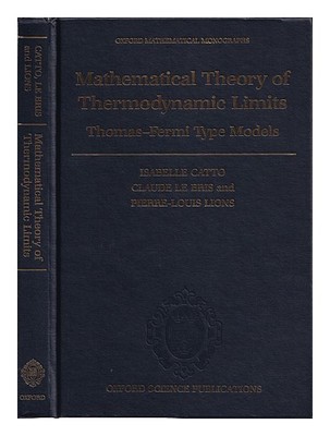 CATTO, ISABELLE. LE BRIS, CLAUDE. LIONS, P. L. (PIERRE-LOUIS) The mathematical t