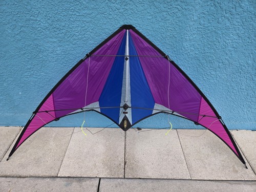 Vintage 90's Prism Fanatic Duel Lined Stunt Kite 76x40 ☆READ☆