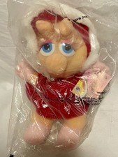 Vintage 1988 McDonald s Muppet Babies Baby Miss Piggy Plush New With Tag Sealed
