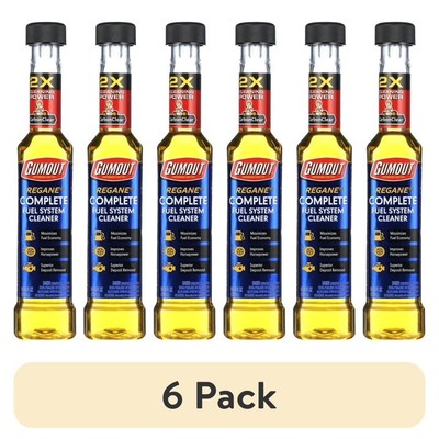 (6 pack) Gumout 510014W Regane Complete Fuel System Cleaner, 6 oz