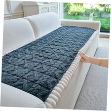 Fuzzy Couch Cover for Dogs Washable, Non Slip Couch 1PC/27.6"x70.9" Dark Grey