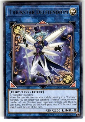 x1 Trickstar Delfiendium - FLOD-EN040 - Rare - Unl Edition Yu-Gi-Oh! M/NM