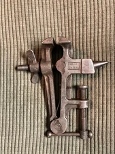 USSR Soviet bench vise w/horn anvil gunsmith watchmaker jewelers vintage