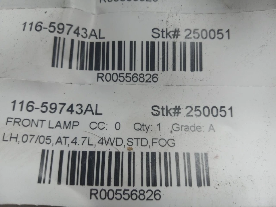 03 04 05 06 07 08 09 LEXUS GX470 LUZ ANTINIEBLA IZQUIERDA Foto 3 de 4