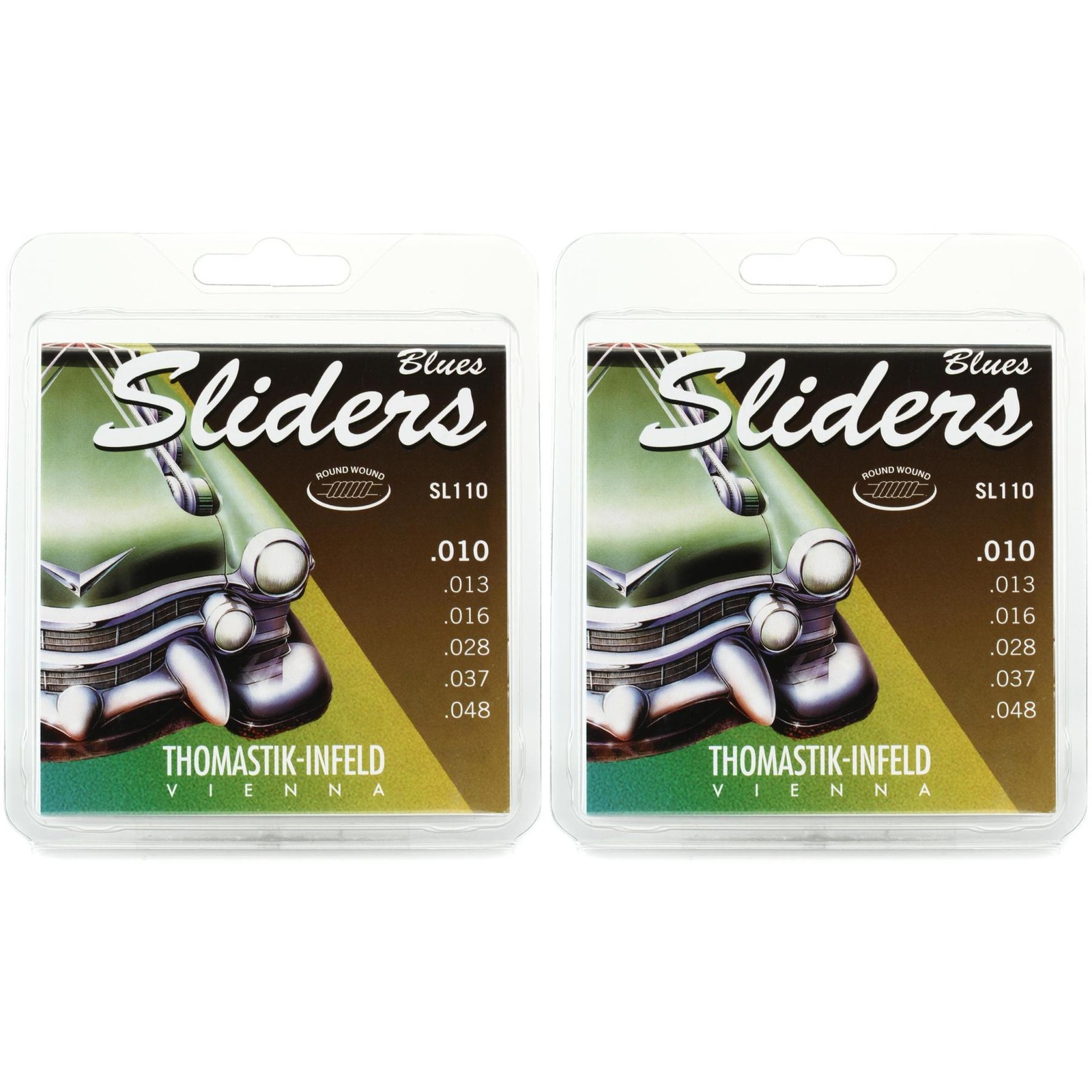 Струны для электрогитары Thomastik-Infeld SL110 Blues Sliders - 010-048 Средние 10590₽