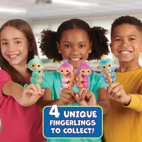 Fingerlings Interactive Baby Monkey Toy - 70+ Sounds & Reactions - NEW 2023