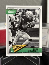 2018 Panini Classics Football Cliff Branch Legends Red Back 115/299
