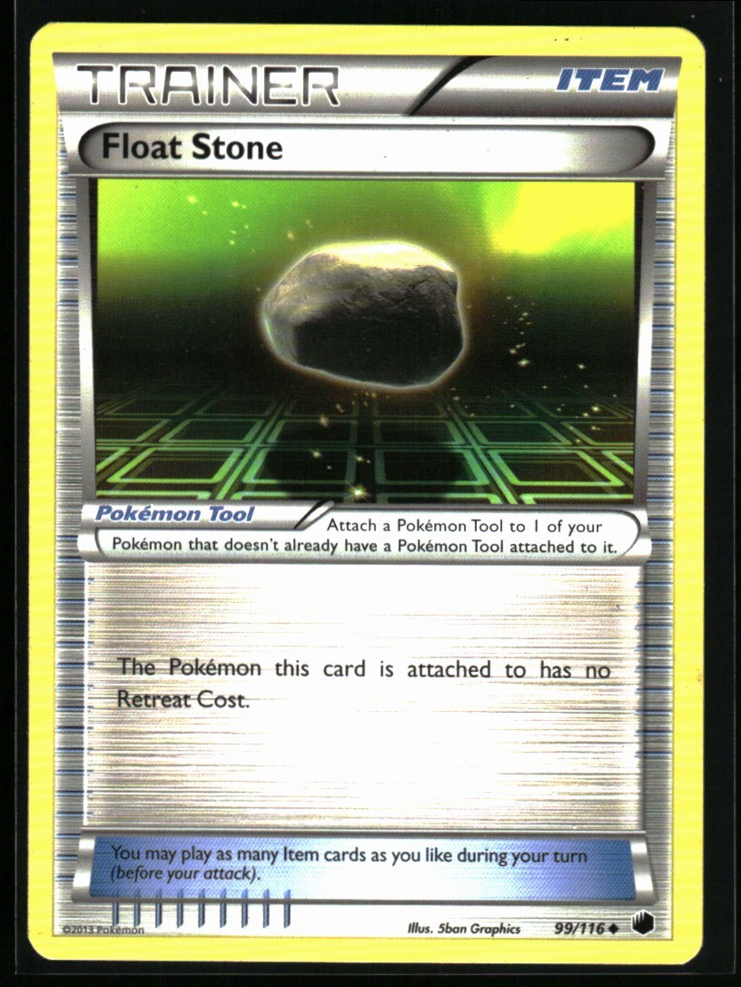 2013 Black & White - Plasma Freeze Float Stone #99 Non Holo Pokemon Card