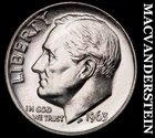 1963 Roosevelt Dime- Silver- Choice Gem Brilliant Uncirculated Luster #J7382