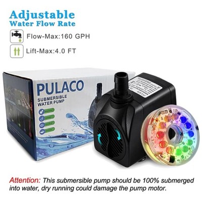 Versatile Fountain Pump for Ponds, Aquariums