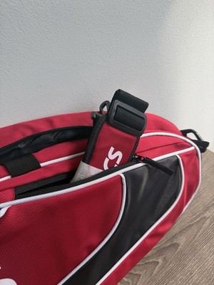 ASICS Tennis Challenger Racquet Bag size: 29”x13”x 4” Red/Black 1