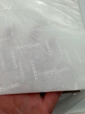 Chanel Tissue White Paper Sheets for Gift Wrapping Large 20" X 24" OF 51257