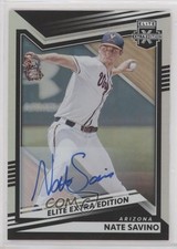 2022 Panini Elite Extra Edition Signatures Nate Savino #82 Auto 5c2