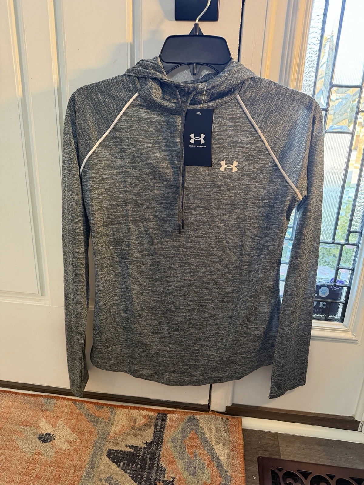 Under Armour Women's Velocity Hoodie In A Grey Color Size XS NWT