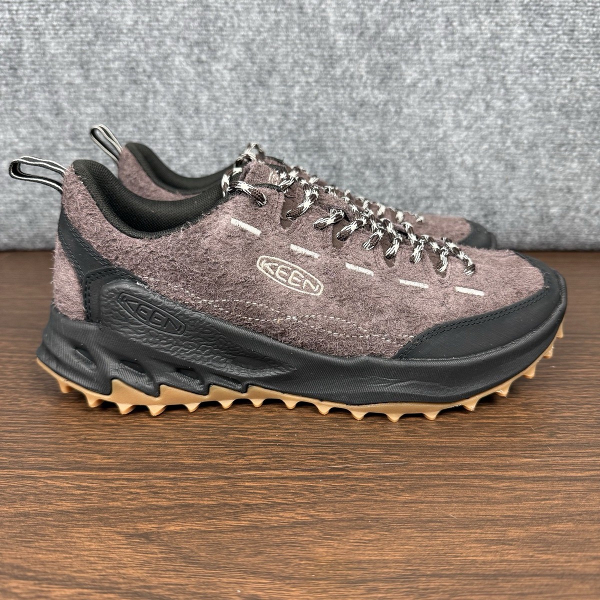 Men's KEEN Jasper Zionic Sneaker Java/Birch Brown Trail Hiking