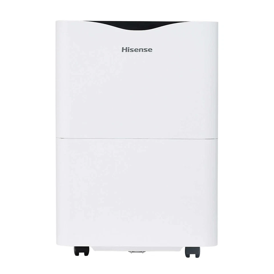 Hisense 35 pintas 3.000 m² Deshumidificador portátil de pies, sistema de flujo de aire de bajo ruido HD3