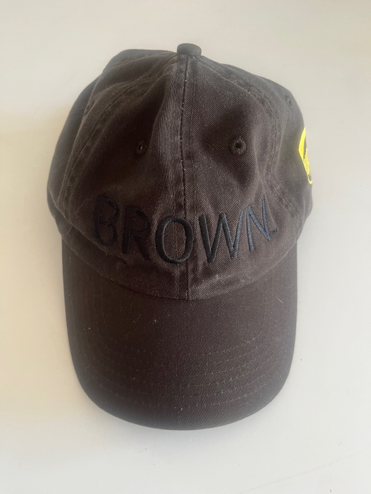 UPS Brown Spellout Adjustable Strap Baseball Cap … - image 1
