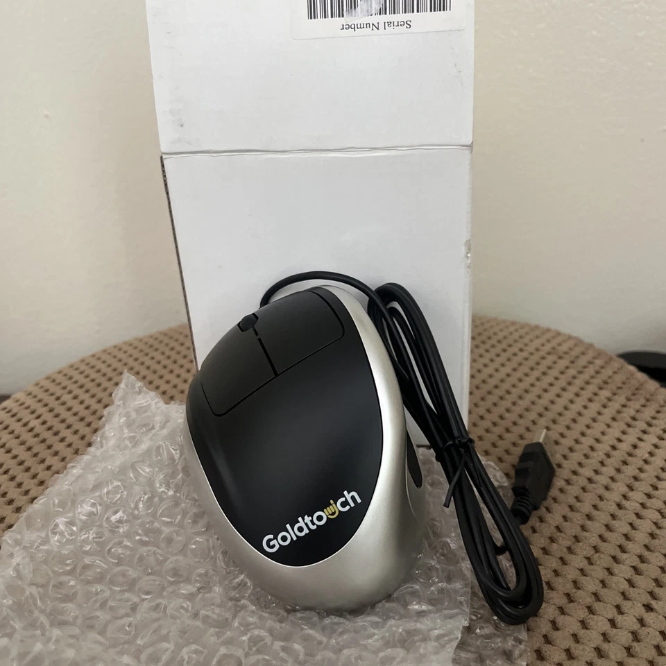 Goldtouch Comfort Ergonomic Optical USB Mouse, Left Handed- New   - Image 2 of 4