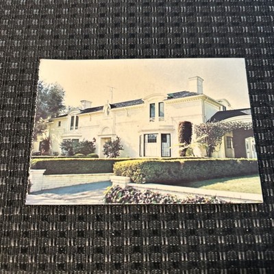 Vintage Small Photo Card Of The Home Of Phylis's Diller Brentwood, Calif