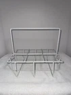 Vintage Wire Drink Rack Carrier 6 Spot Metal Sturdy Durable