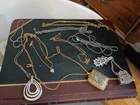 Vintage Costume Jewelry Lot -Estate Necklaces, Watches, Pendant, Ring & Bracelet