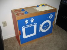 Vintage Play Kitchen Includes Kid's Toys Inside by Creative Playthings