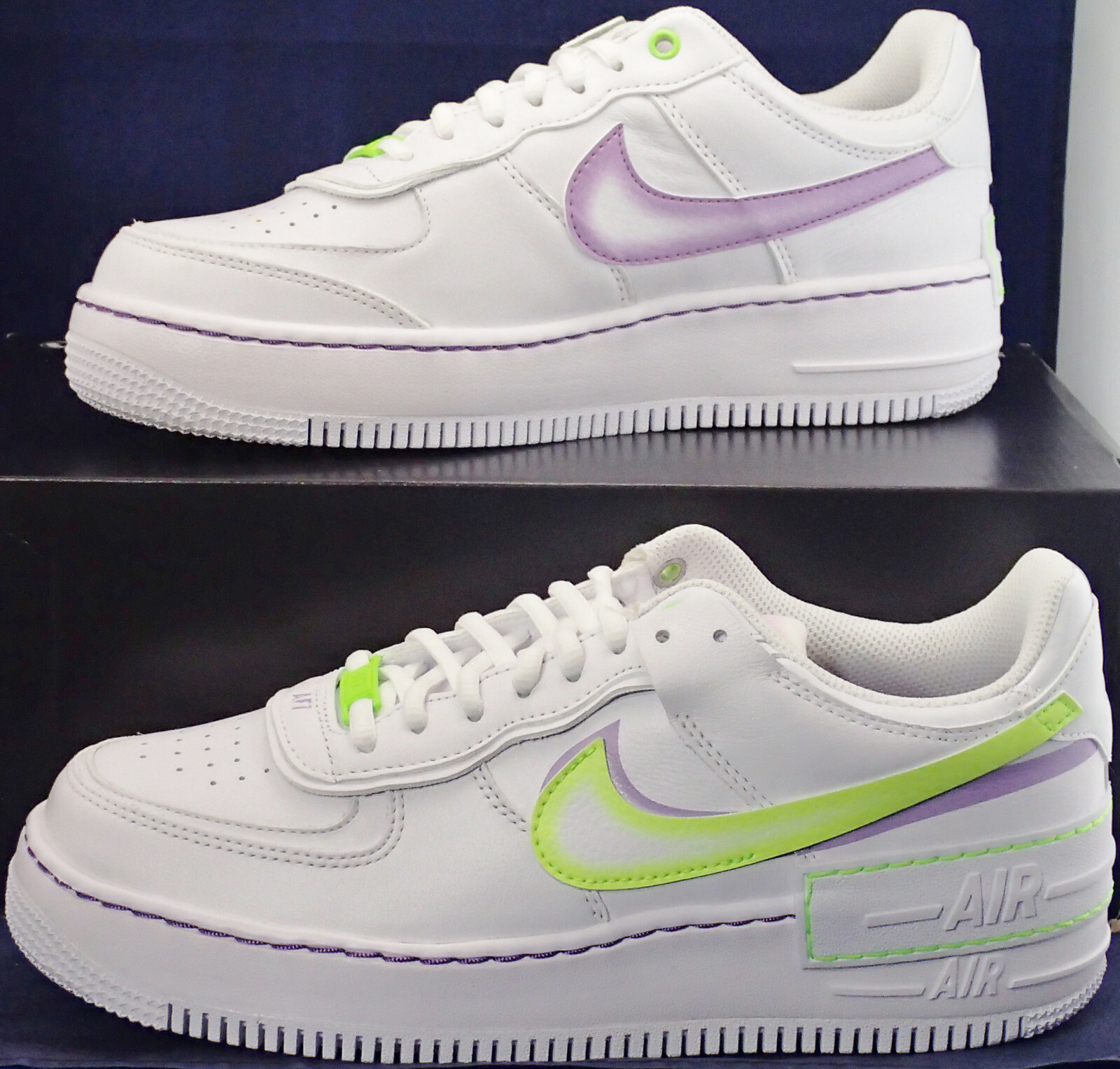 Size 9 - Nike Air Force 1 Shadow White Electric Green 2021 for sale online  | eBay