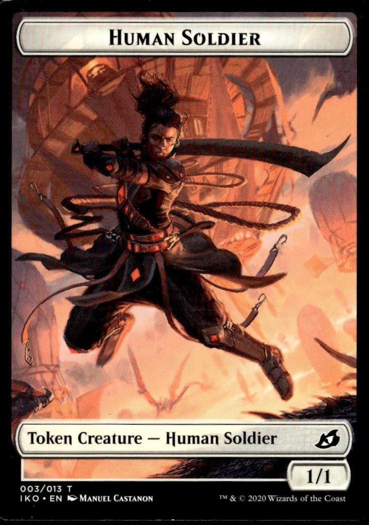 2020 Ikoria: Lair of Behemoths Tokens Human Soldier Token/Common #3