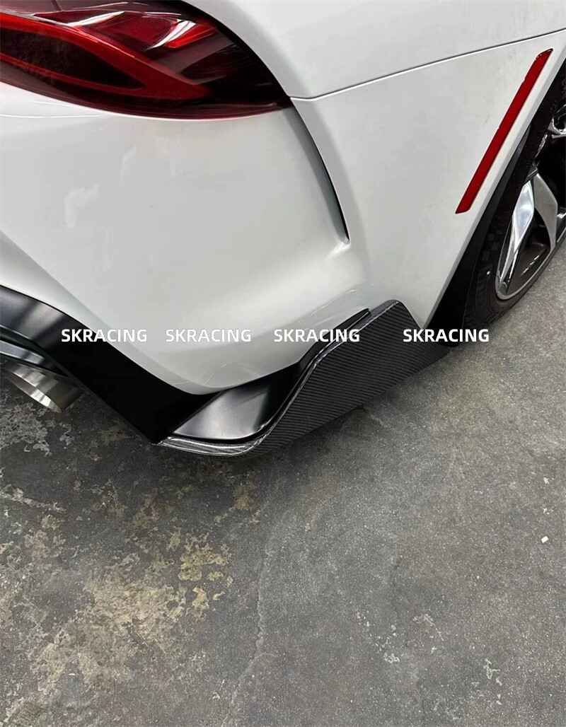 Fits Toyota Supra A90 A91 MK5 20-23 Carbon Fiber Rear Bumper Splitter ...