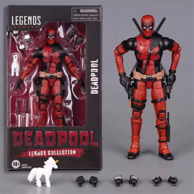 Deadpool Action Figure Figma Movie Version Marvel Legends Series Toy Boxed Gift