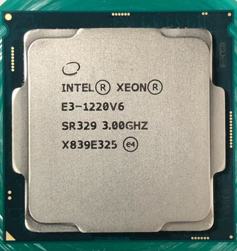 Intel Xeon E3-1220 V6 E3-1220V6 SR329 3.0GHz Quad Core 72W LGA1151 CPU Processor