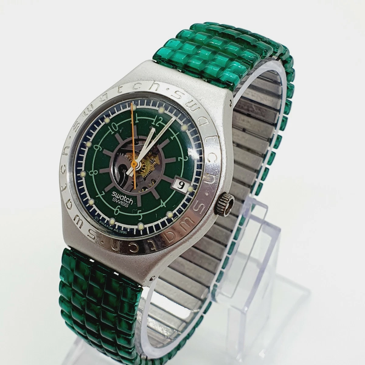 Green store swatch watch