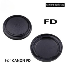 2pcs FD Camera Body Caps Cover for Canon FD AE-1 Program A-1 Manual Focus DSLR