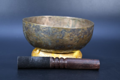 Small Antique Base Root Chakra Blessed Singing Bowls-Tibet Meditation Yoga Bowls