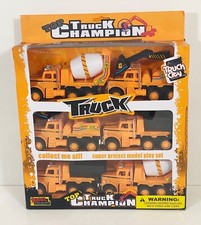 Friction Powered Construction Trucks Cement Mixer Scoopers Haulers BRAND NEW 
