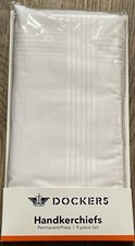 Levis Dockers Mens Handkerchiefs Permanent Press, NEW 9 Pieces Cold Season Ready
