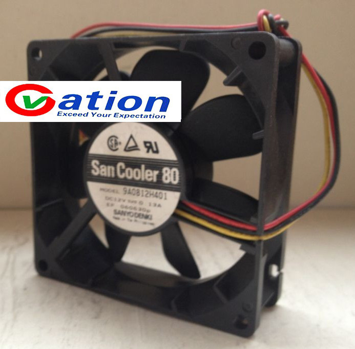 For SANYO Sanyo 8025 8 cm 8CM fan 12V 0.13A 9A0812H401 | eBay 