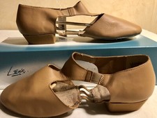 LEO S DANCEWEAR AMORE JAZZ SANDAL SIZE ADULT 6 TAN STYLE 7216