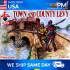 Red Box 72041 War Of The Roses Town And County Levy Plastic Model Kit 1/72